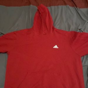 Red Men’s Adidas pullover sweatshirt